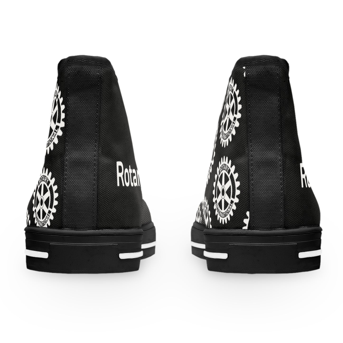 Women's Rotary High Top Sneakers (Black Tie)