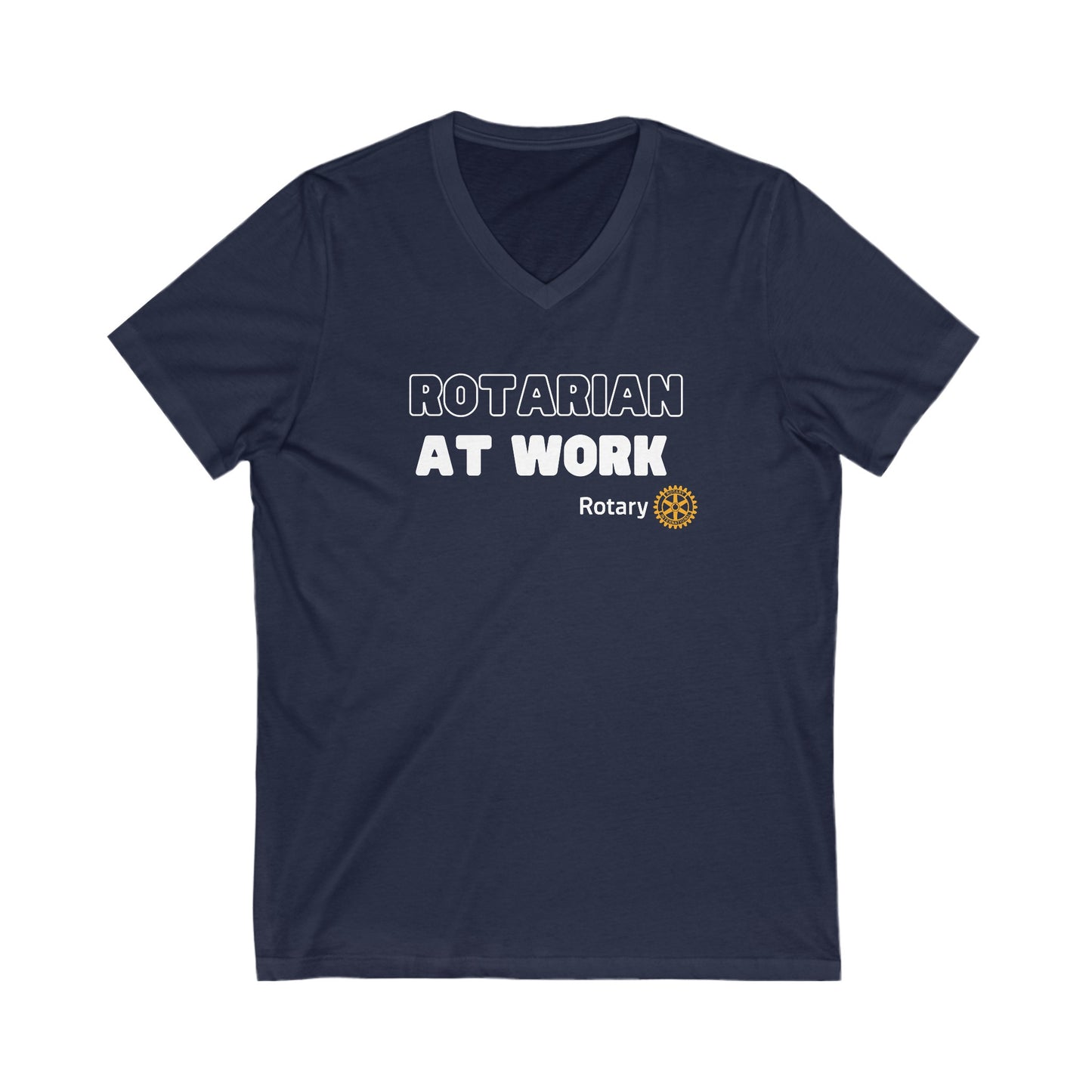 Women's Rotarian At Work Jersey Short Sleeve V-Neck Tee