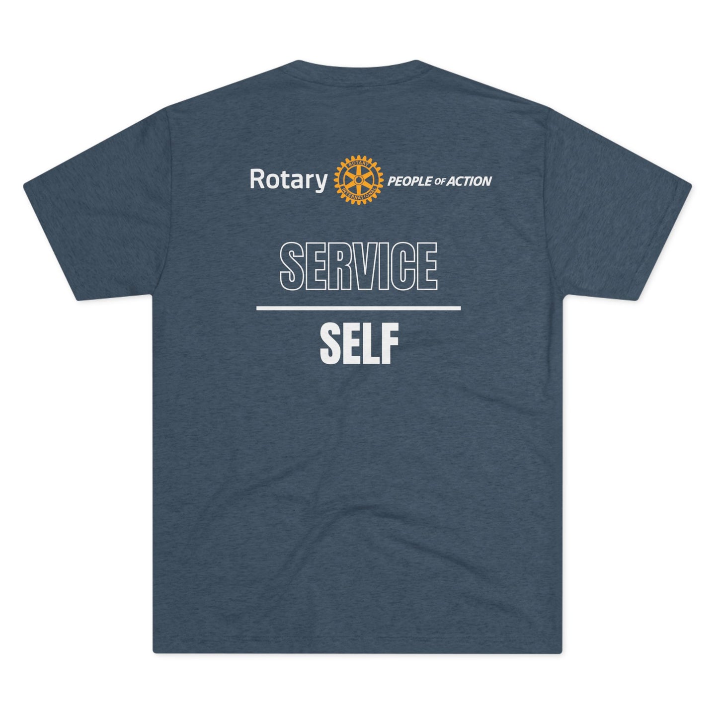 Service Above Self Unisex Tri-Blend Crew Tee