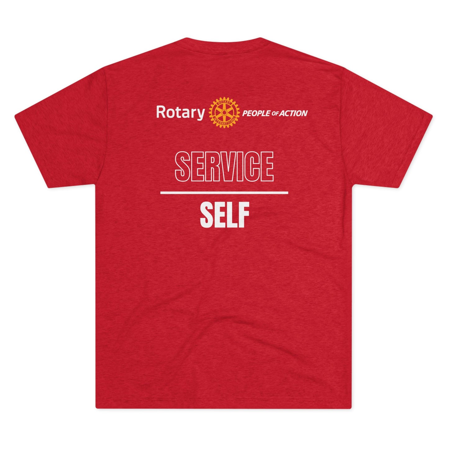 Service Above Self Unisex Tri-Blend Crew Tee