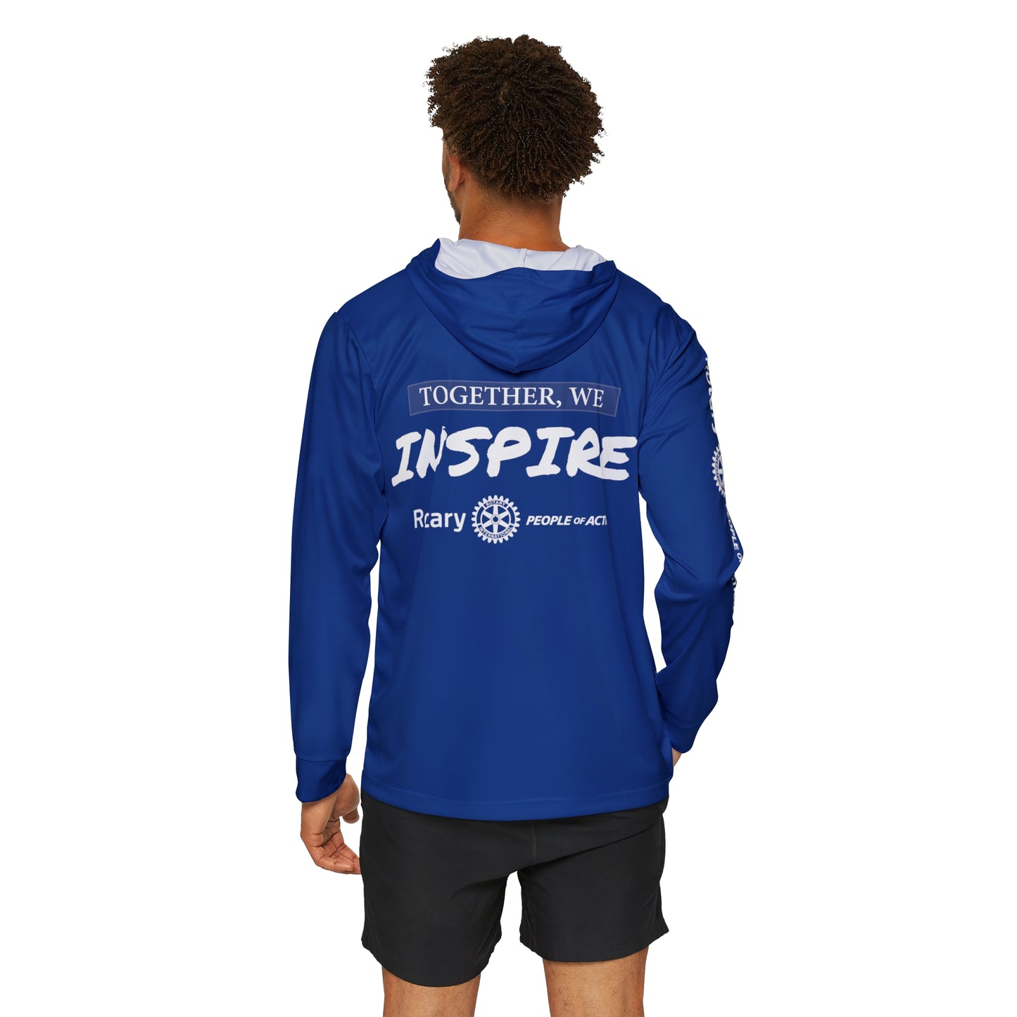 People of Action Sports Warmup Hoodie Blue - Inspire