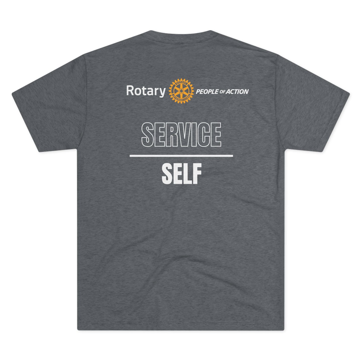 Service Above Self Unisex Tri-Blend Crew Tee