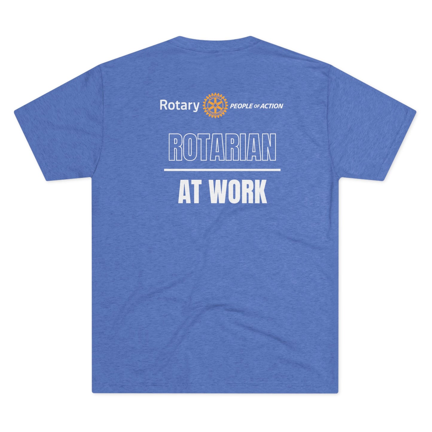 Rotarian At Work Unisex Tri-Blend Crew Tee