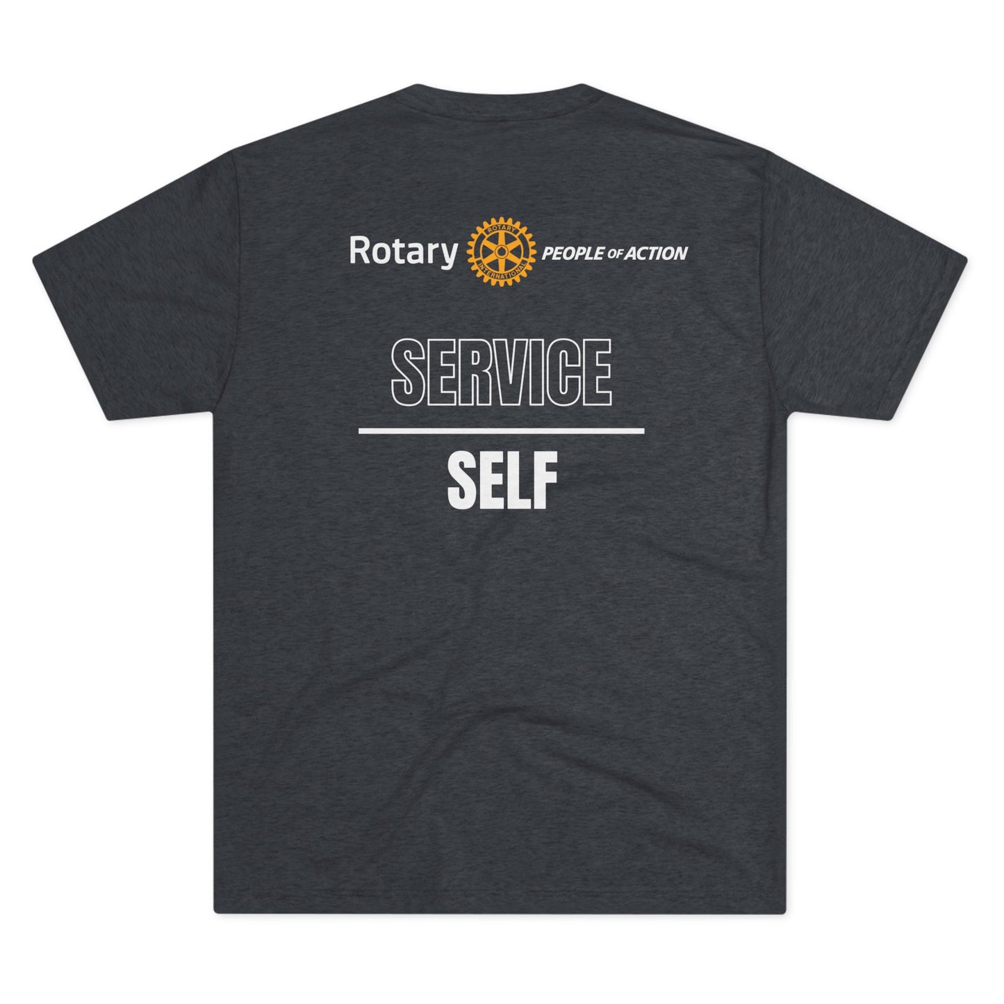 Service Above Self Unisex Tri-Blend Crew Tee