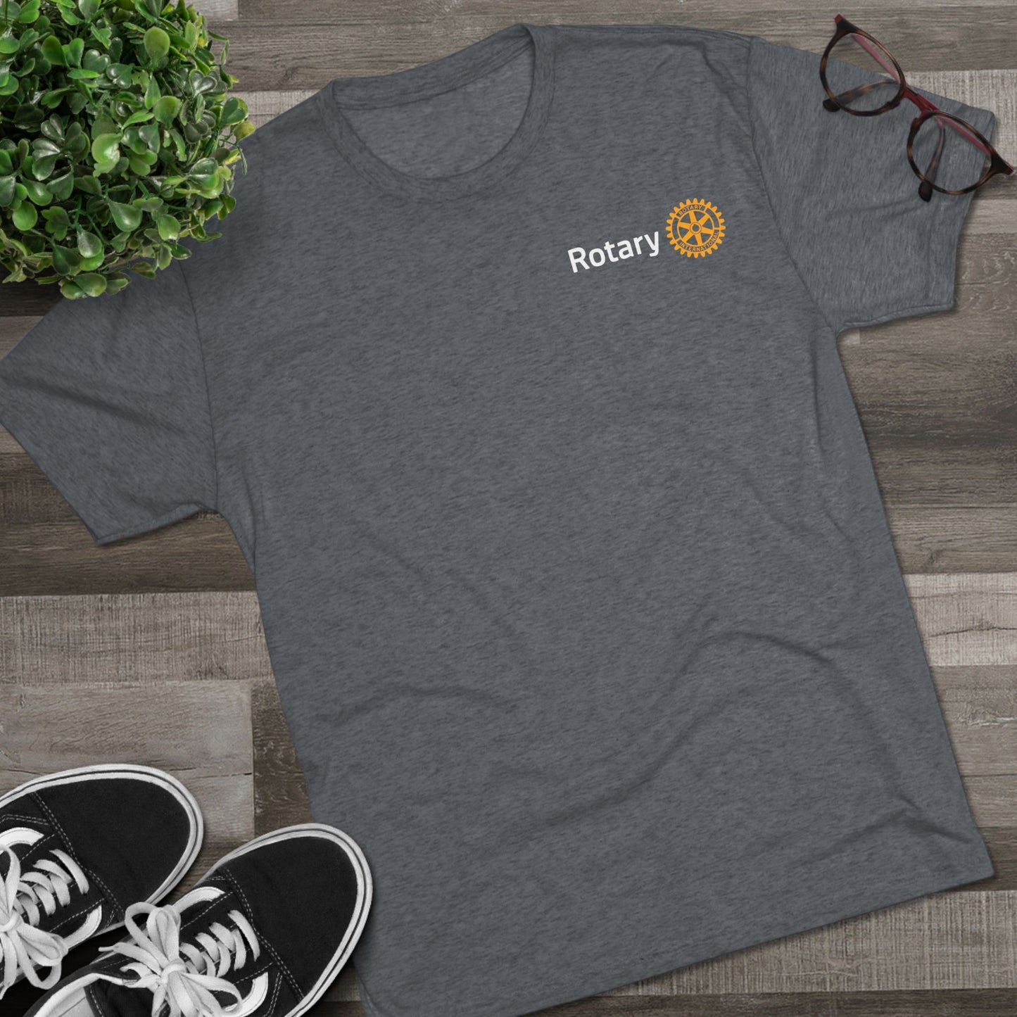 Service Above Self Unisex Tri-Blend Crew Tee