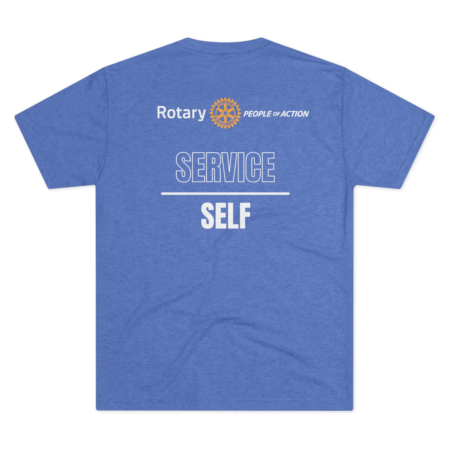 Service Above Self Unisex Tri-Blend Crew Tee