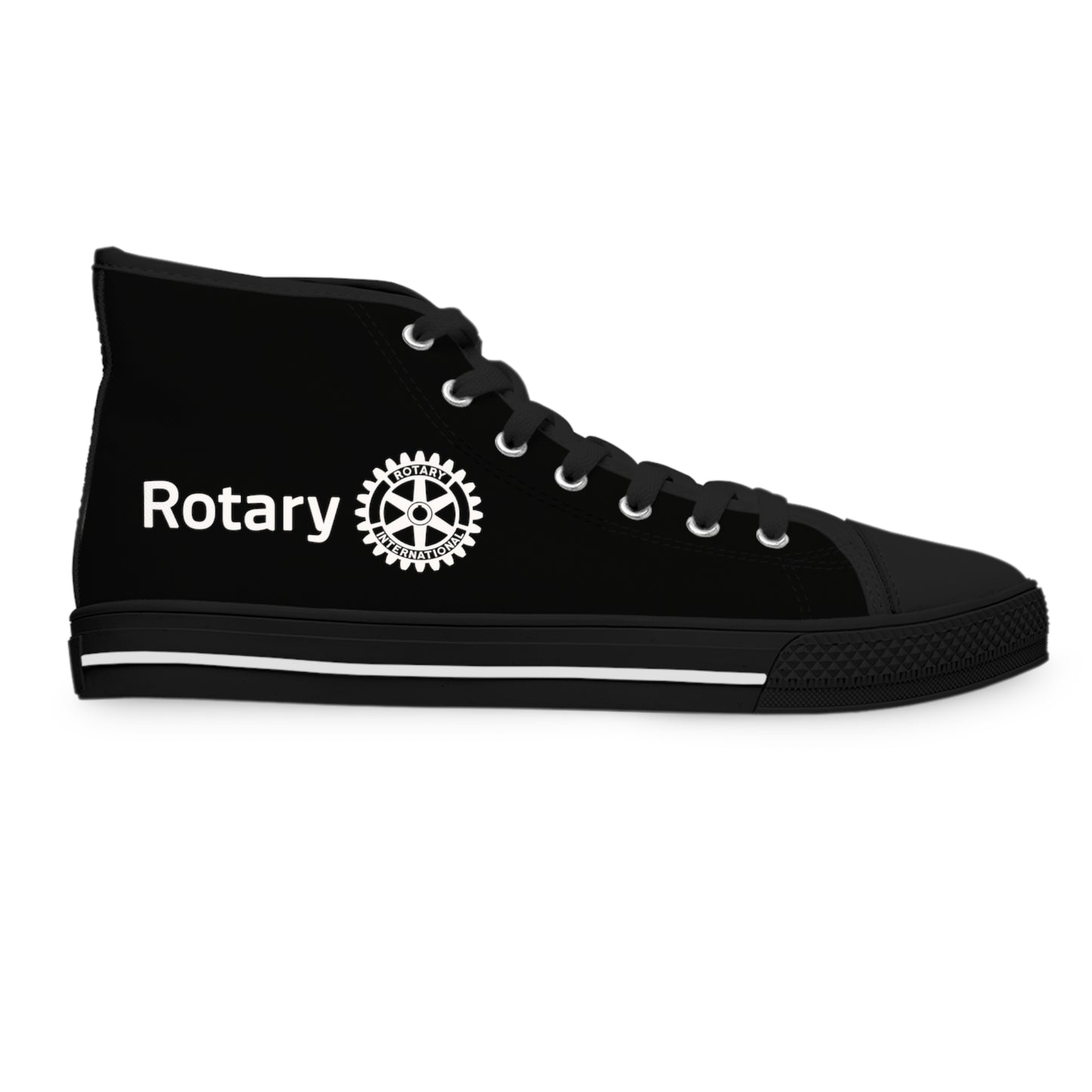 Women's Rotary High Top Sneakers (Black Tie)