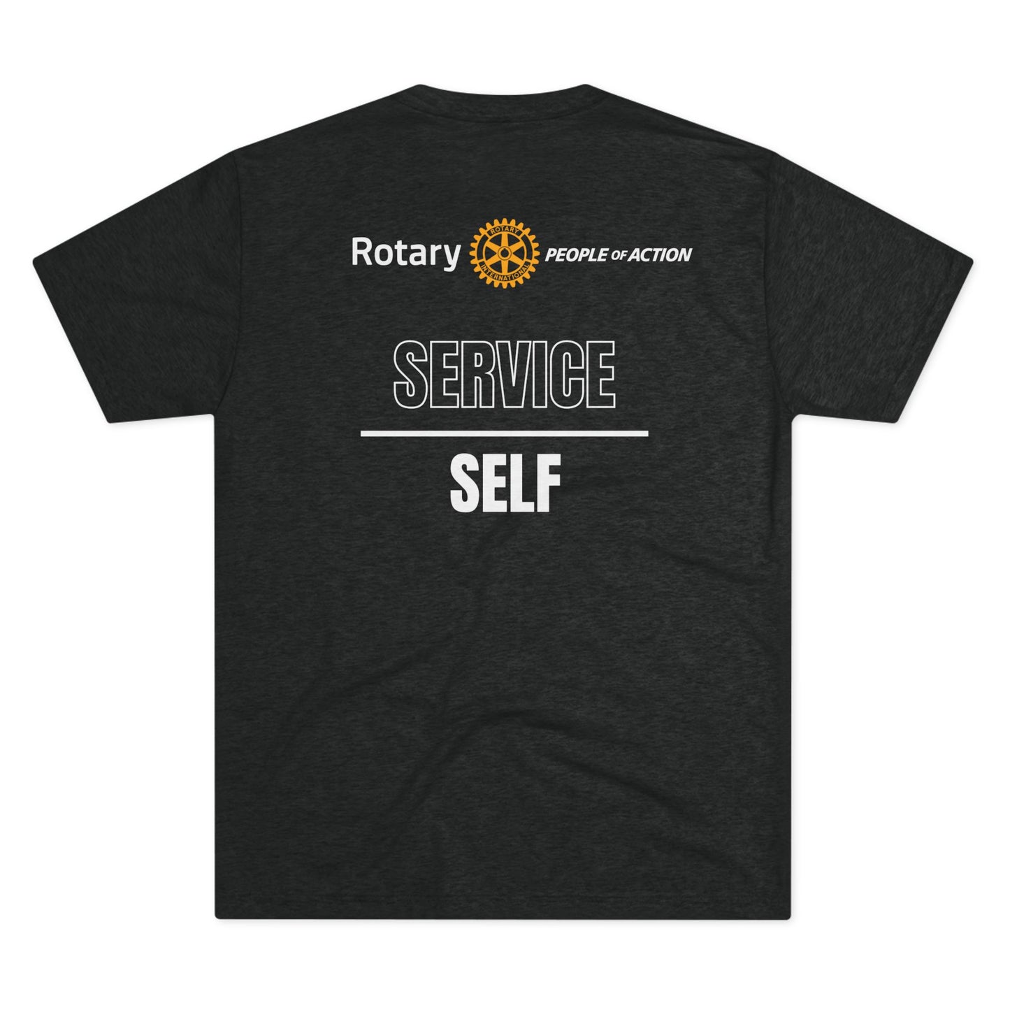 Service Above Self Unisex Tri-Blend Crew Tee