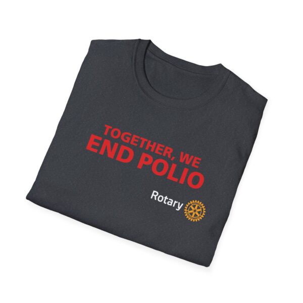 Together We End Polio Unisex T-Shirt - Image 8