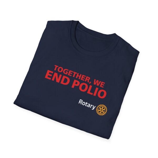 Together We End Polio Unisex T-Shirt - Image 12