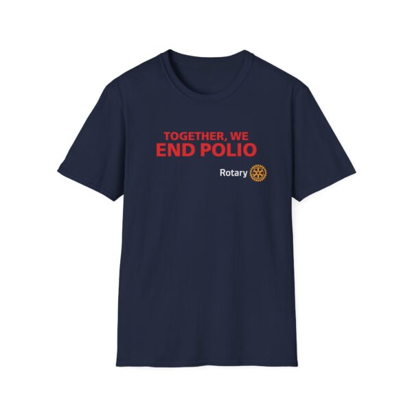 Together We End Polio Unisex T-Shirt - Image 9