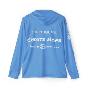 People of Action - Sports Warmup Hoodie Light Blue