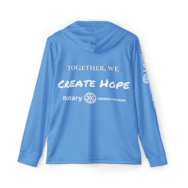 People of Action - Sports Warmup Hoodie Light Blue