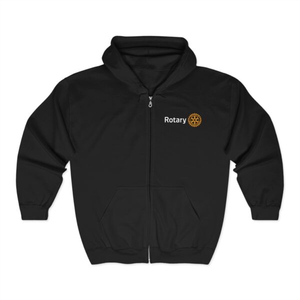 Rotarian at Work Full Zip Hoodie - Image 2