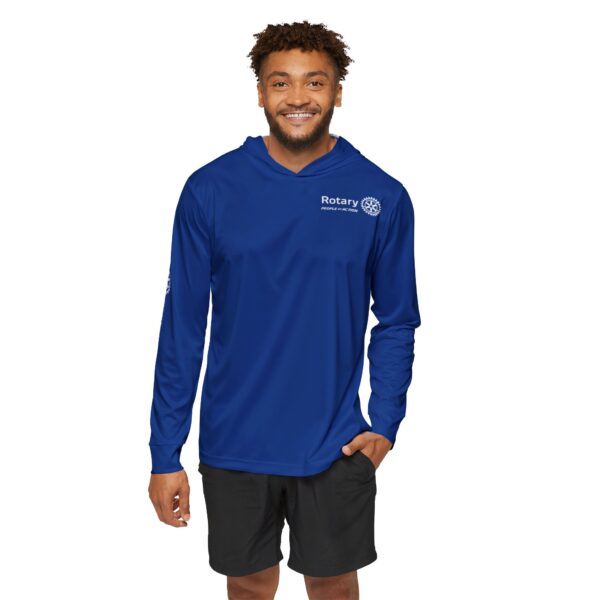People of Action - Sports Warmup Hoodie Blue - Image 3