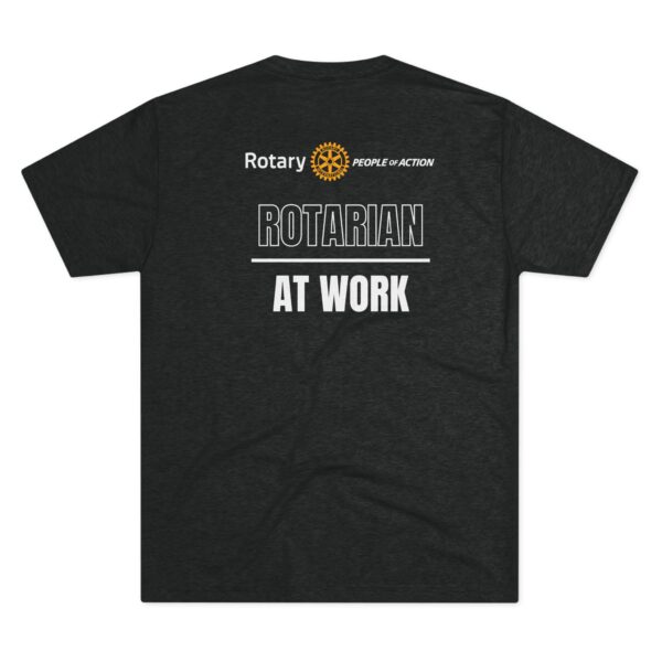 Rotarian At Work Unisex Tri-Blend Crew Tee - Image 6