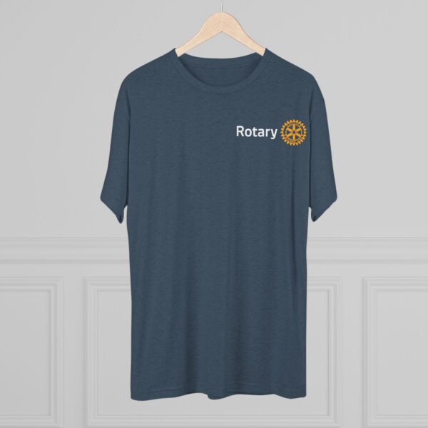Rotarian At Work Unisex Tri-Blend Crew Tee - Image 16