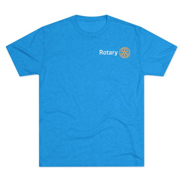 Rotarian At Work Unisex Tri-Blend Crew Tee - Image 2