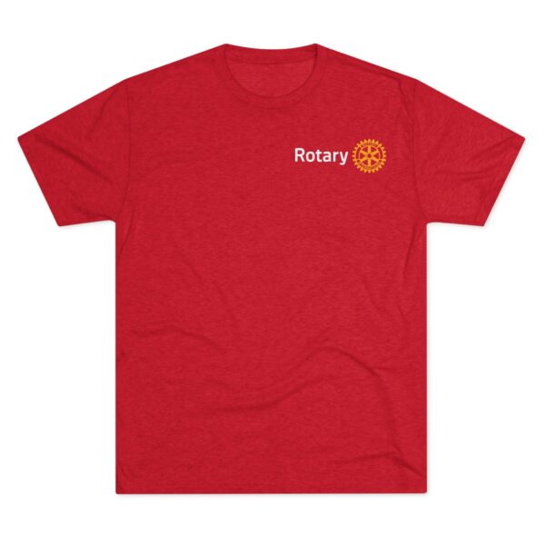 Rotarian At Work Unisex Tri-Blend Crew Tee - Image 25