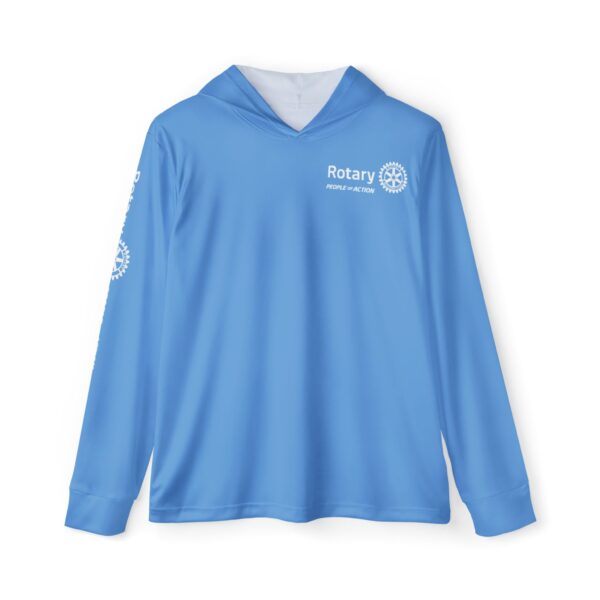People of Action - Sports Warmup Hoodie Light Blue - Image 2