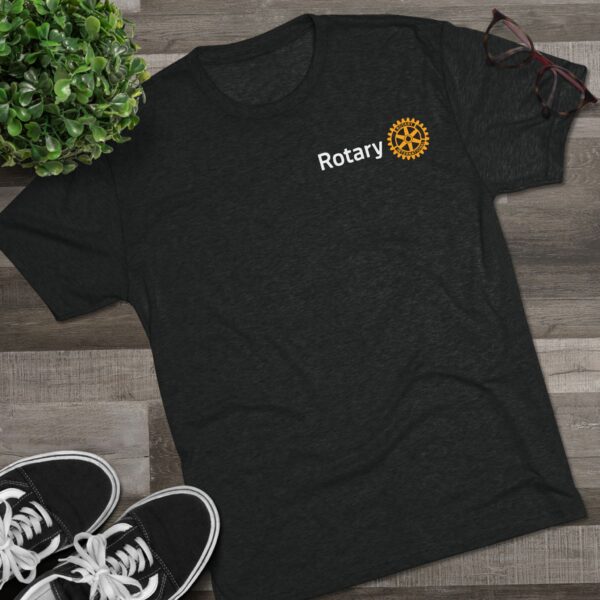 Rotarian At Work Unisex Tri-Blend Crew Tee - Image 7