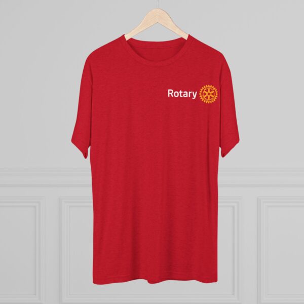 Rotarian At Work Unisex Tri-Blend Crew Tee - Image 28