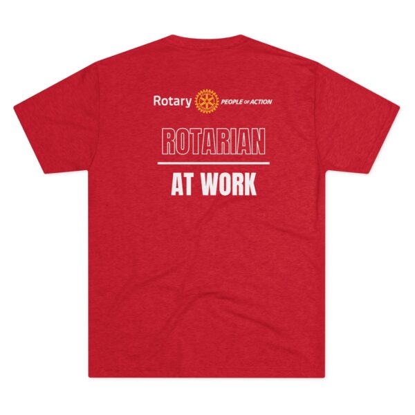 Rotarian At Work Unisex Tri-Blend Crew Tee - Image 26