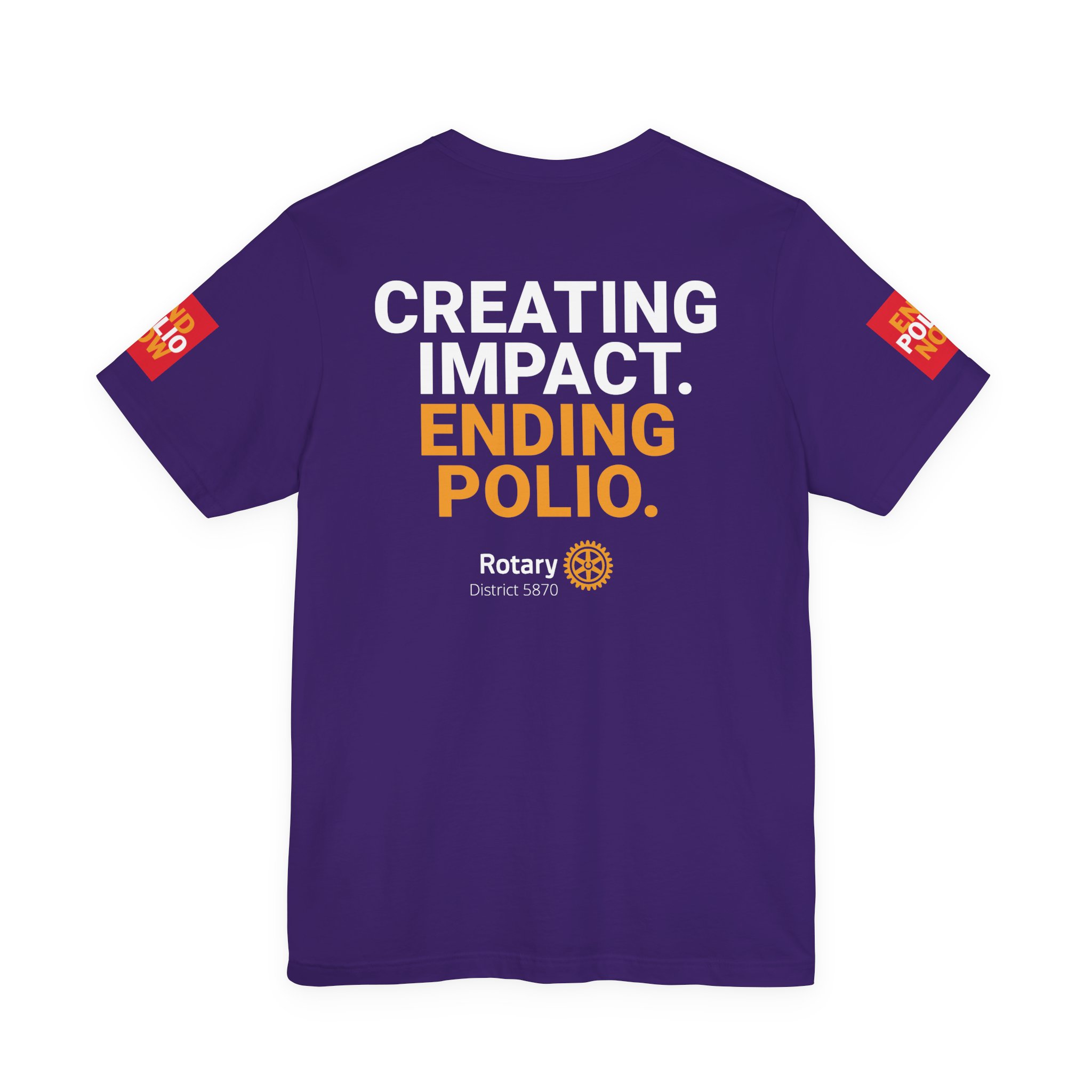 World's Largest Polio Walk T‑Shirt - Image 2