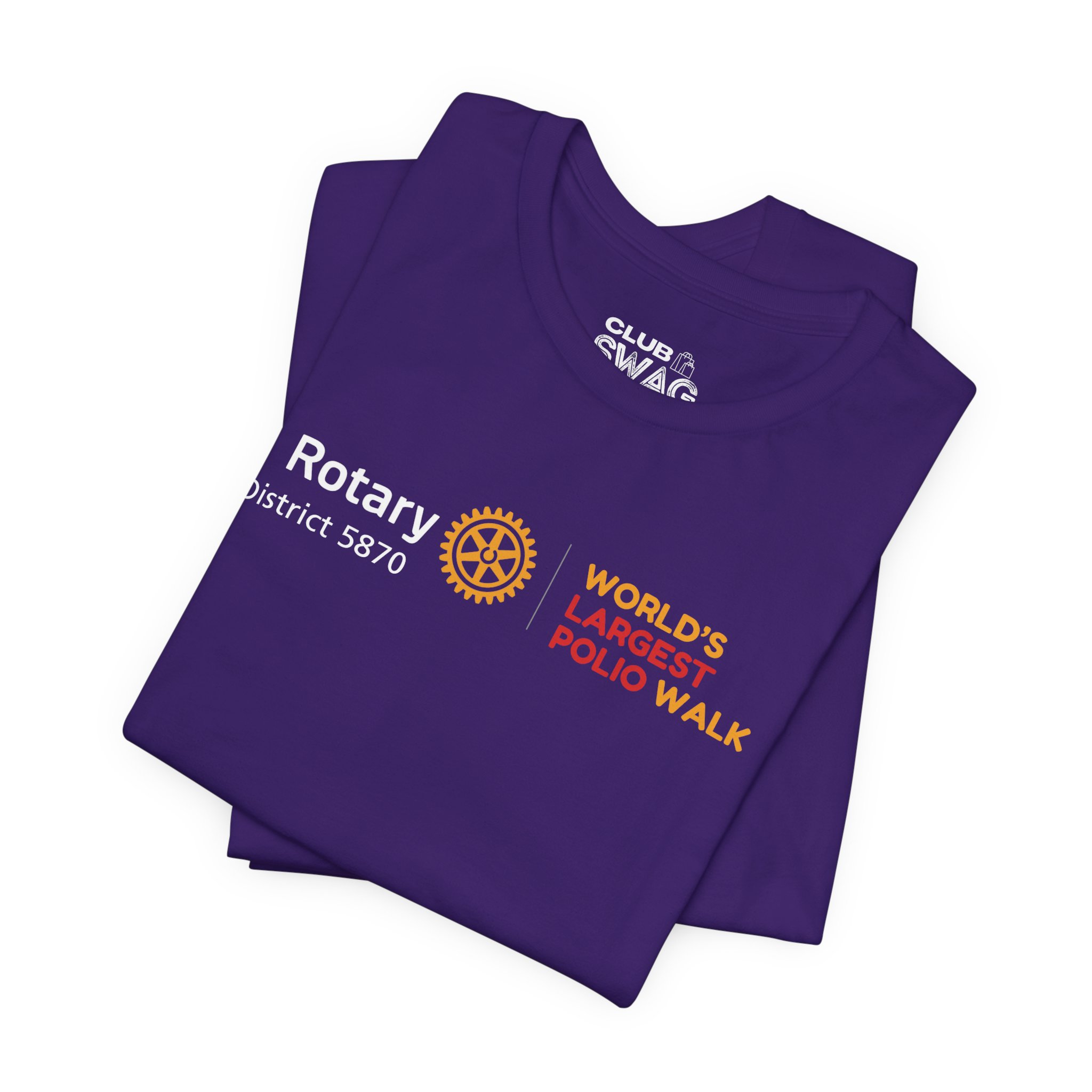 World's Largest Polio Walk T‑Shirt - Image 3