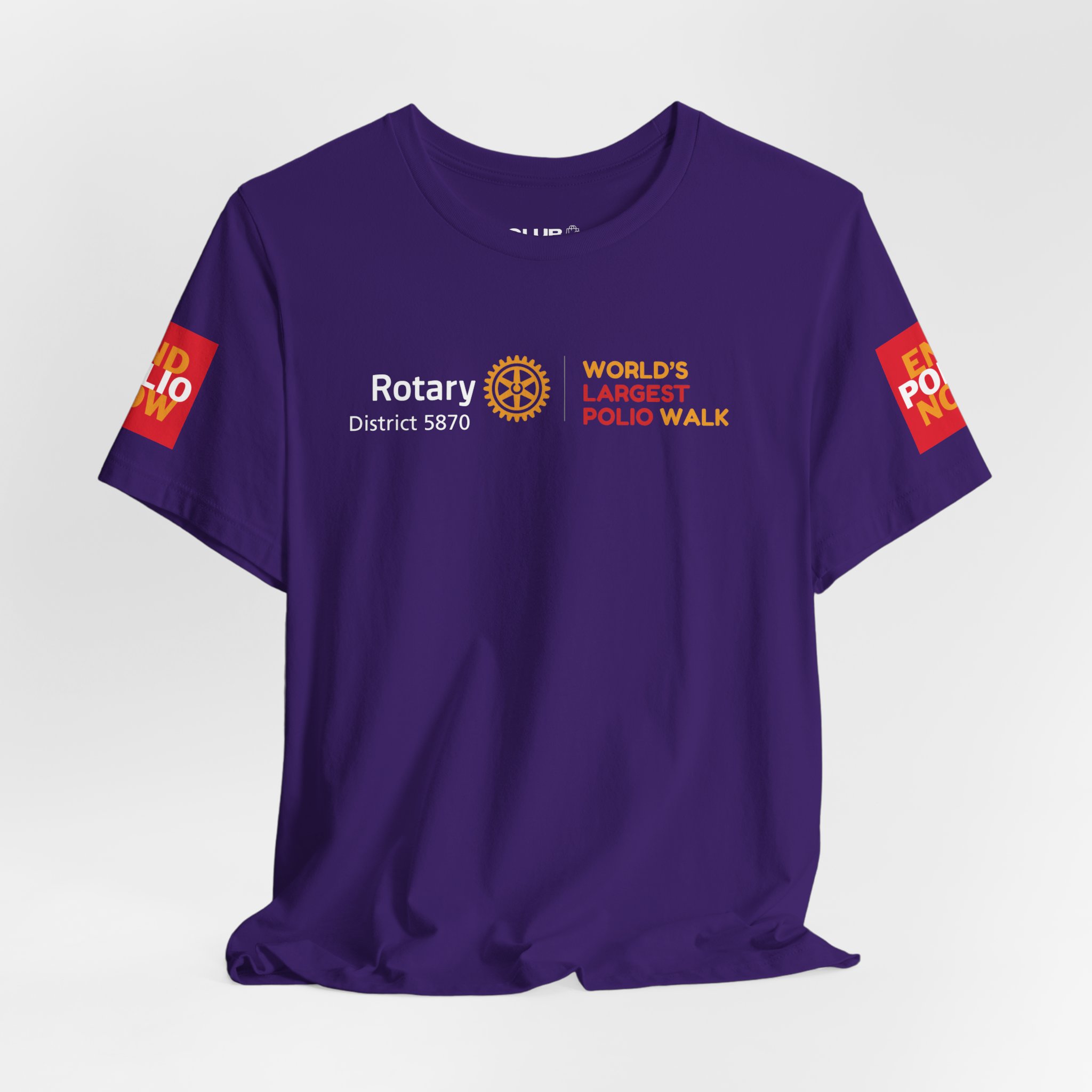World's Largest Polio Walk T‑Shirt - Image 4