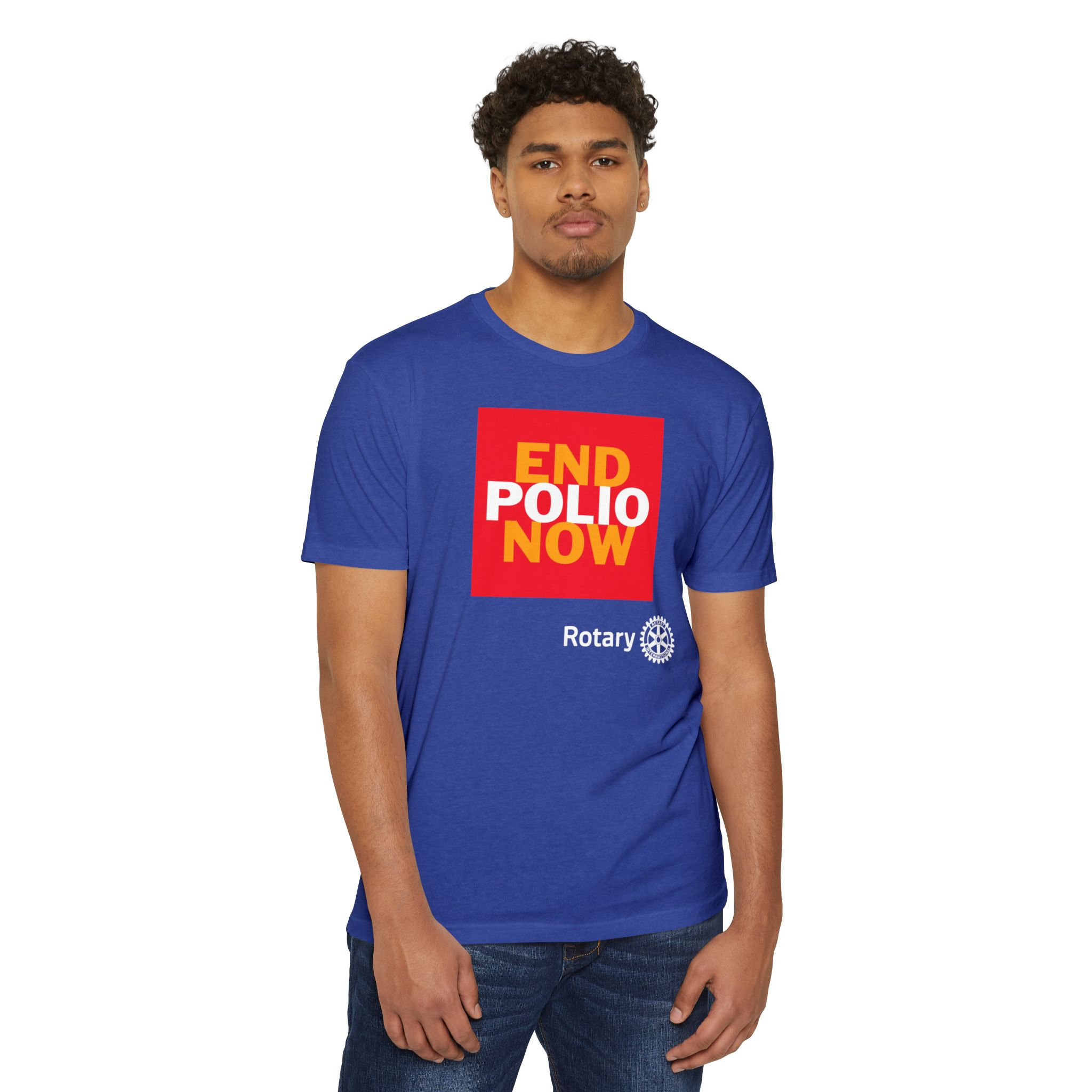 End Polio Now - Unisex Jersey T-shirt - Image 3