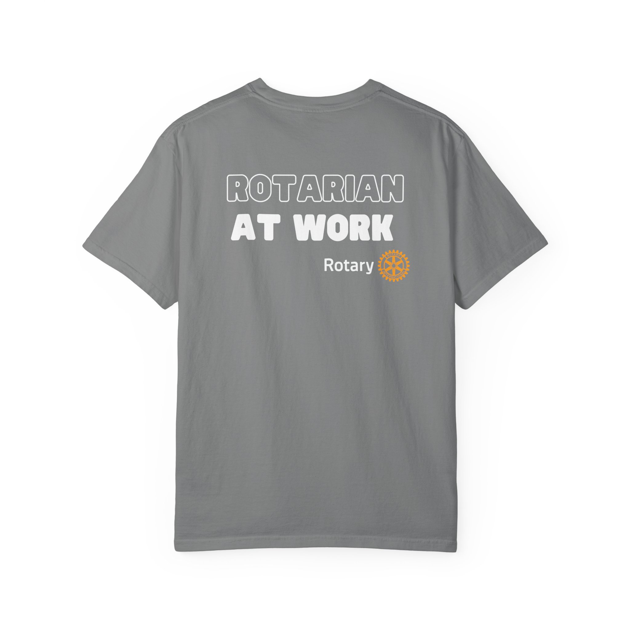 Rotarian at Work T-Shirt - Unisex Garment-Dyed Tee - Image 6