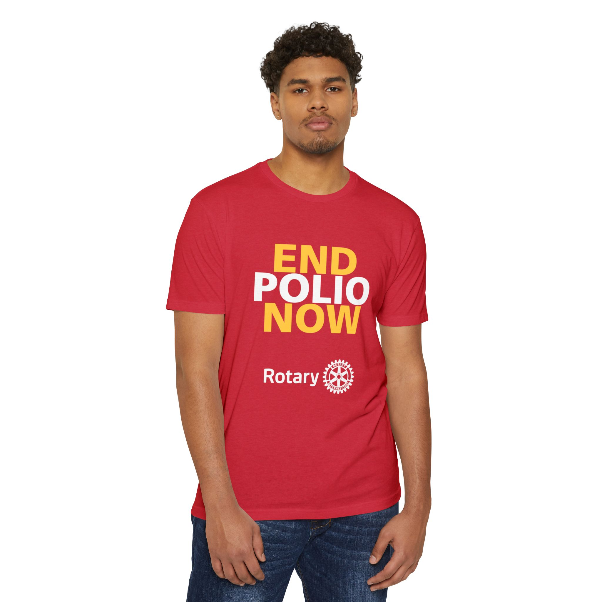 End Polio Now - Unisex Jersey T-shirt - Image 15