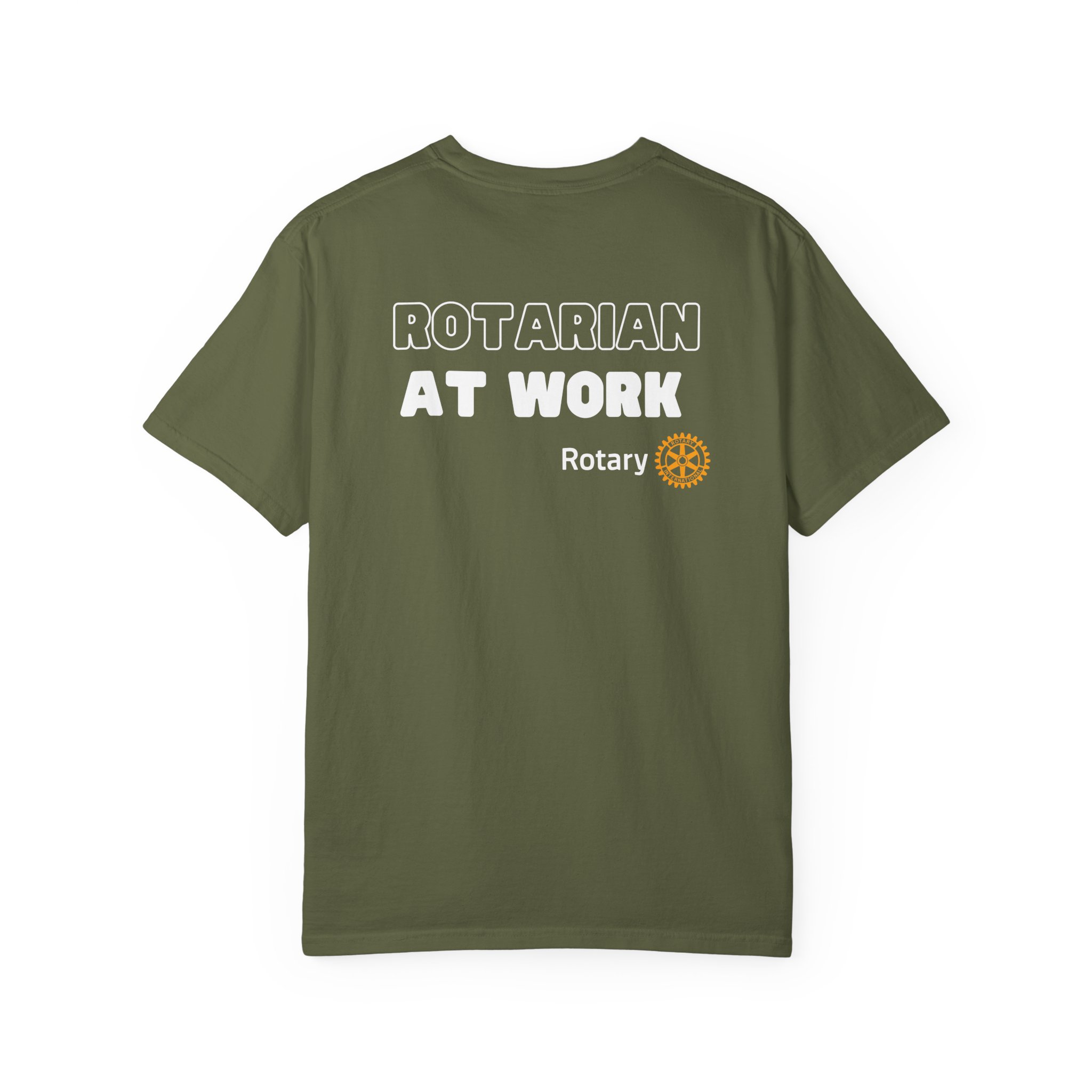 Rotarian at Work T-Shirt - Unisex Garment-Dyed Tee - Image 14
