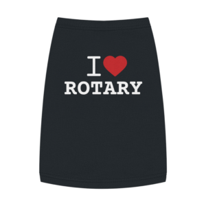 I  Rotary Pet Tank Top — Dog & Cat Rotary Club Tee