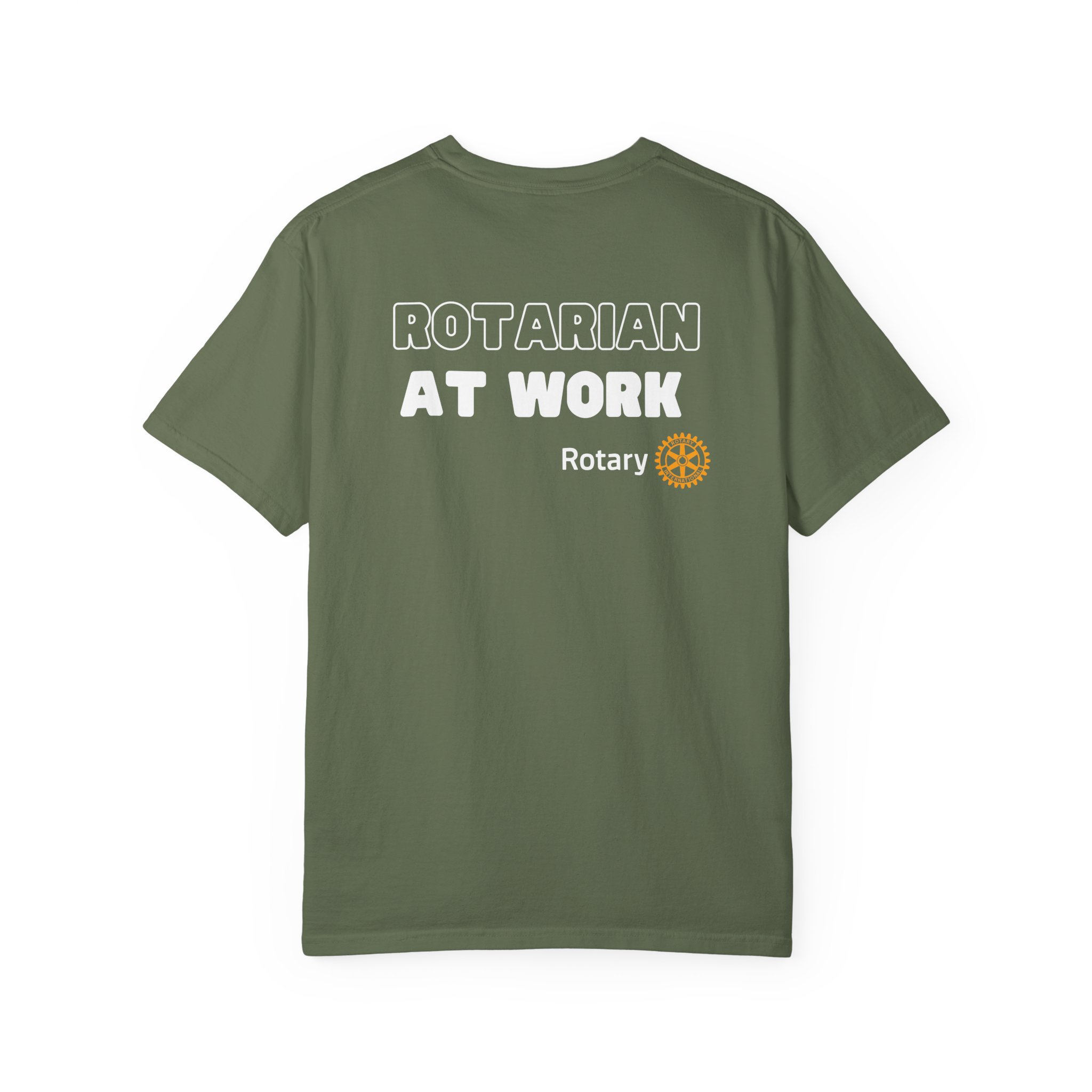 Rotarian at Work T-Shirt - Unisex Garment-Dyed Tee - Image 10