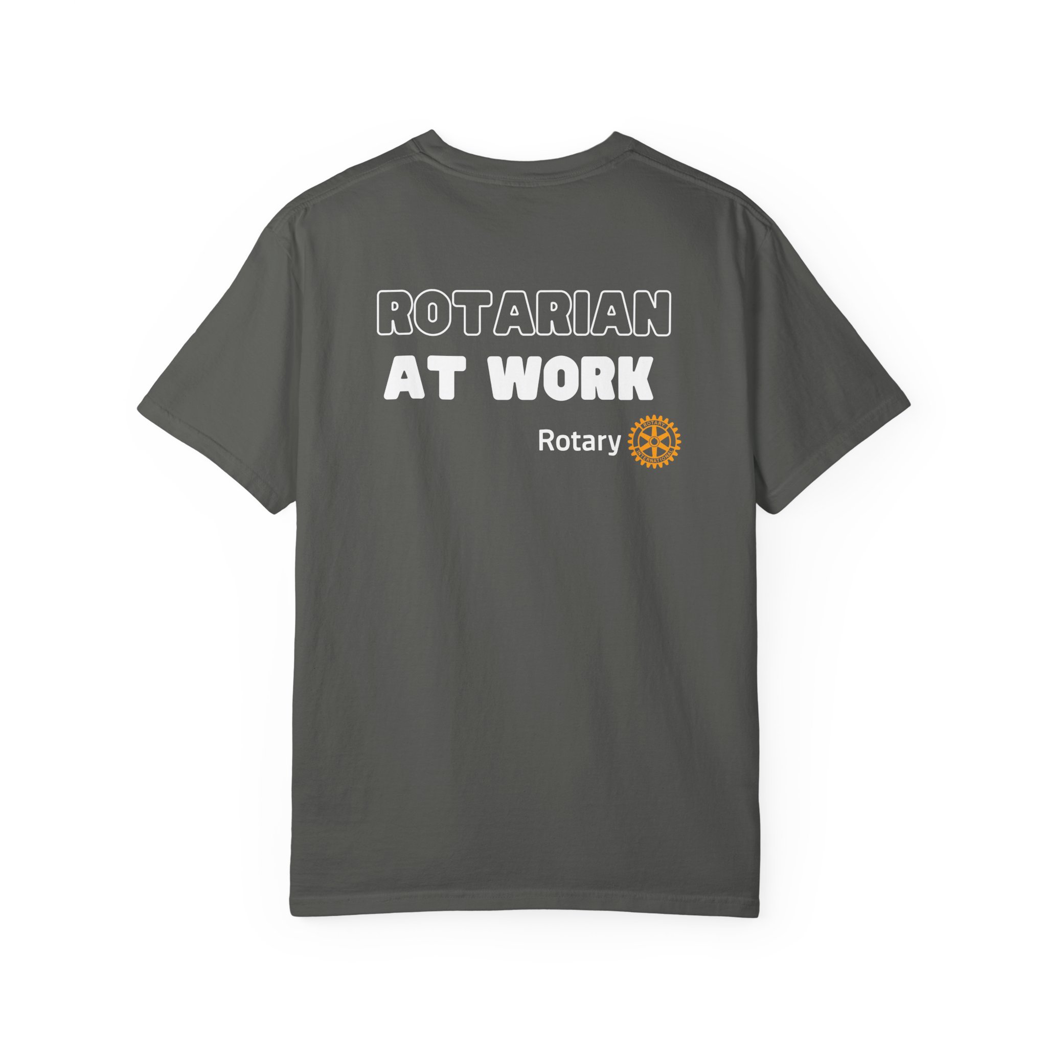 Rotarian at Work T-Shirt - Unisex Garment-Dyed Tee - Image 2