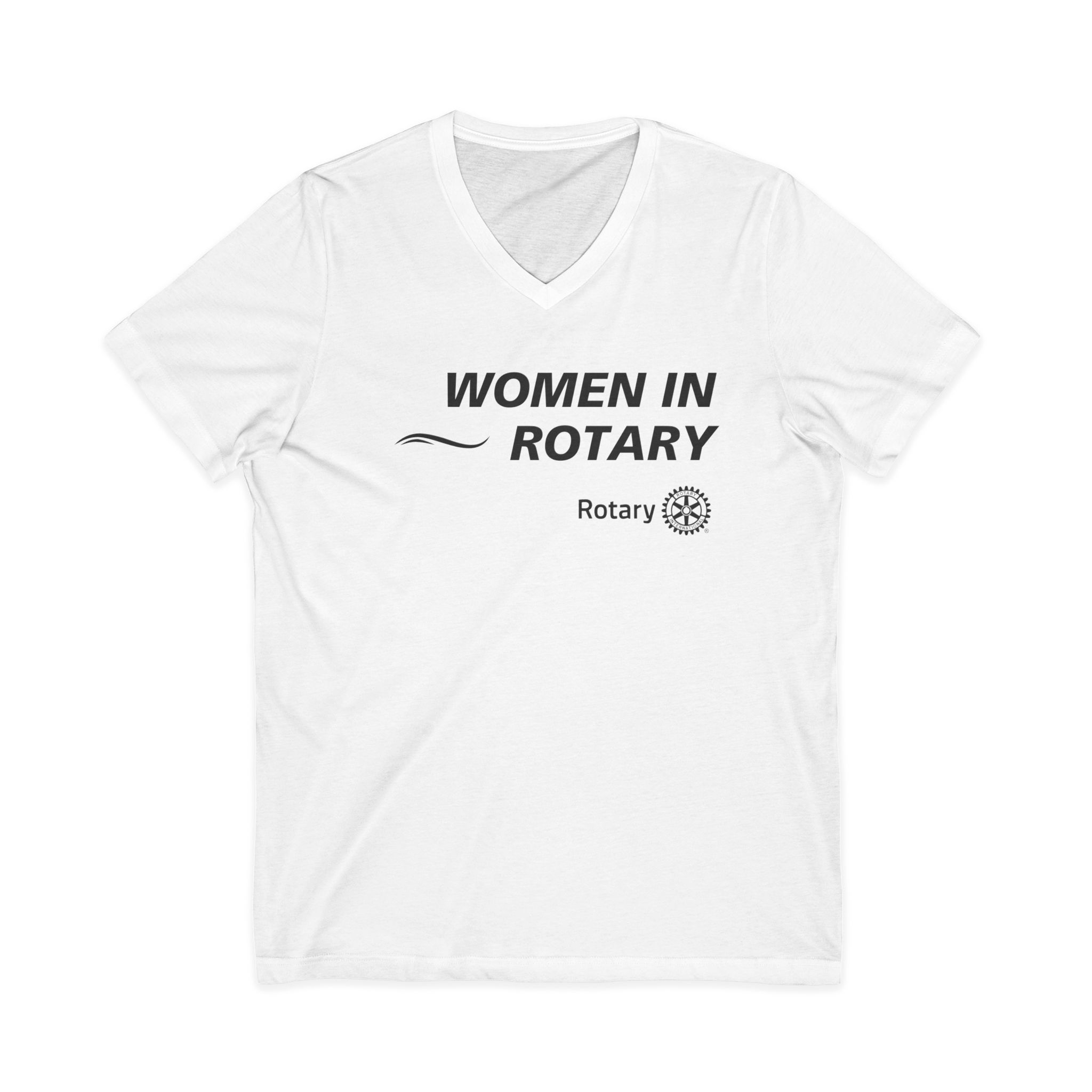 Women in Rotary V-Neck Tee