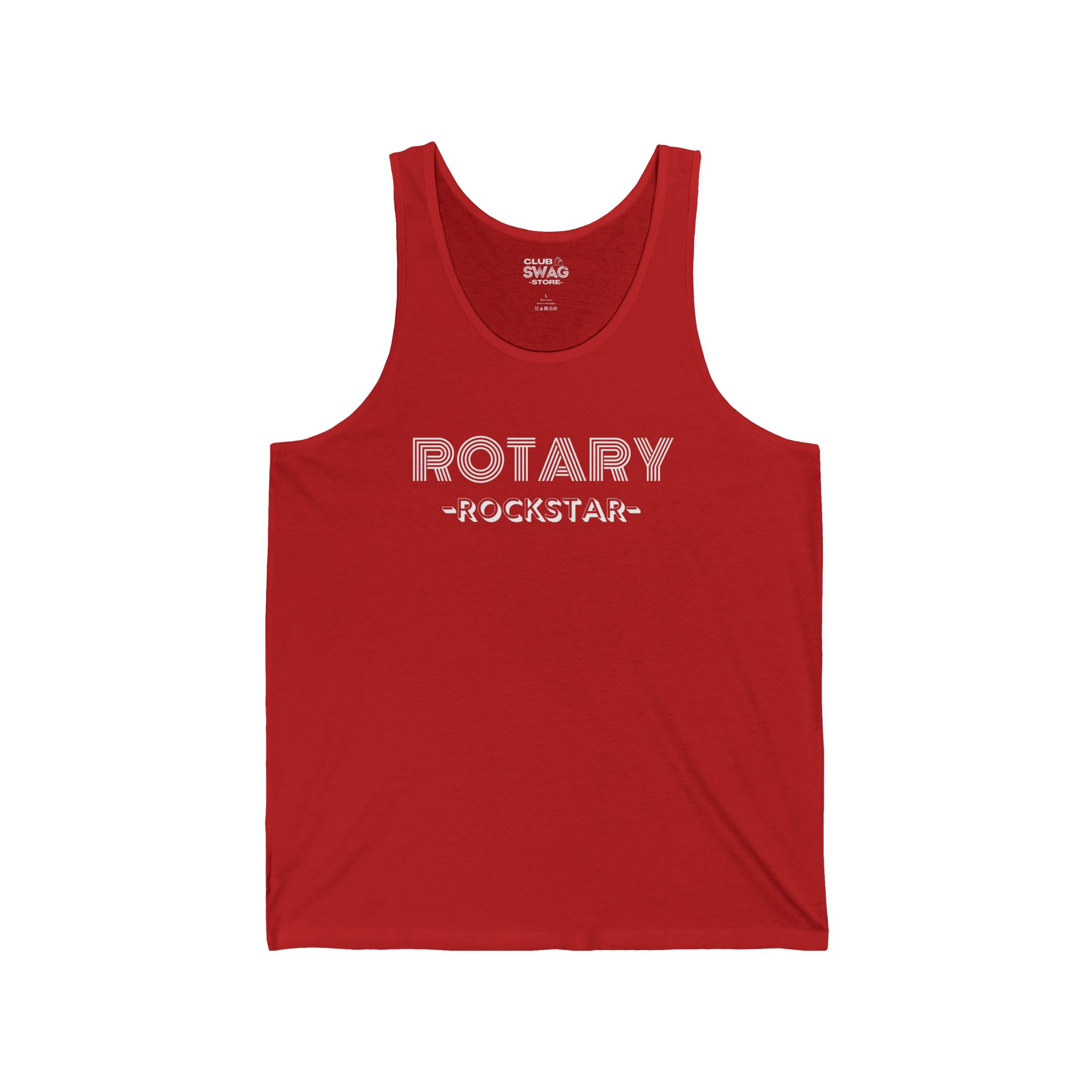 Rotary Rockstar Unisex Jersey Tank - Image 7