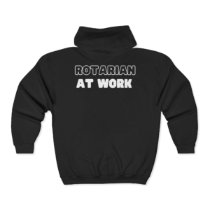 Rotarian at Work Full Zip Hoodie