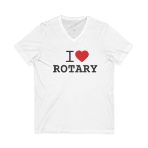 I  Love Rotary V-Neck Women's T-Shirt