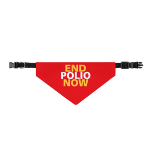 End Polio Now Pet Bandana Collar