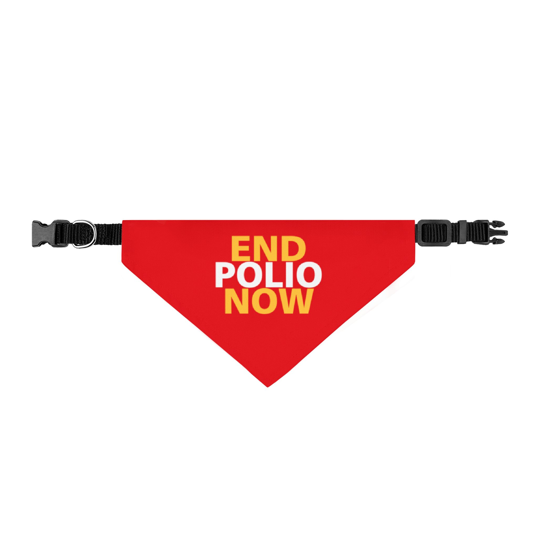 End Polio Now Pet Bandana Collar - Image 2